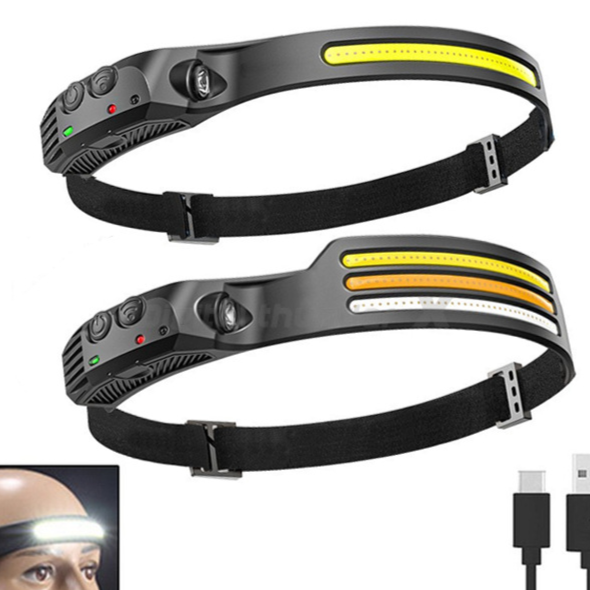 Rechargeable Wide-Beam LED Headlamp